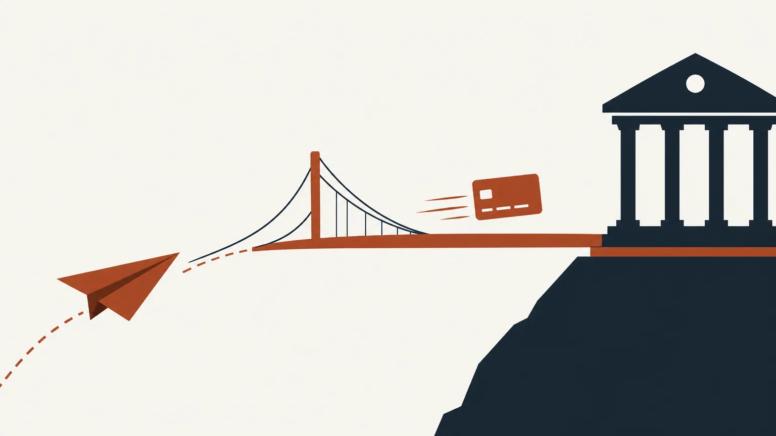 Illustration of Stripe Connect bridging a Telegram membership to a creator bank account